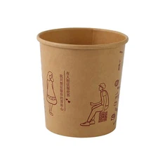 Nádoba na polévku z kraftového papíru potravinářské kvality